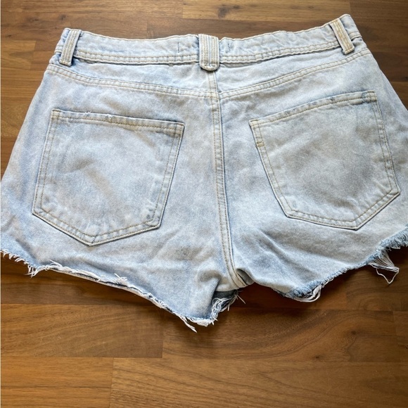 HAND painted crafts distressed artsy jeans shorts - Picture 10 of 10